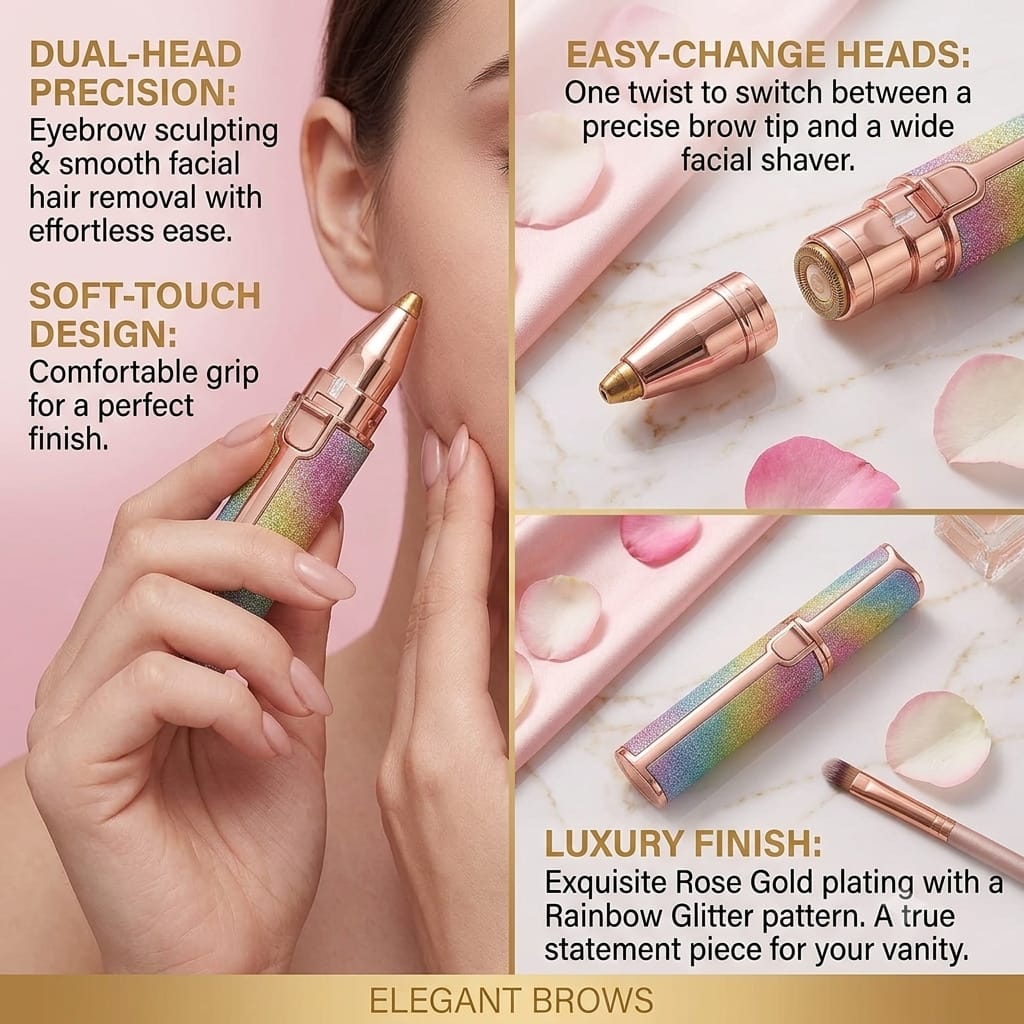EYE BROW TRIMMER 2 IN 1