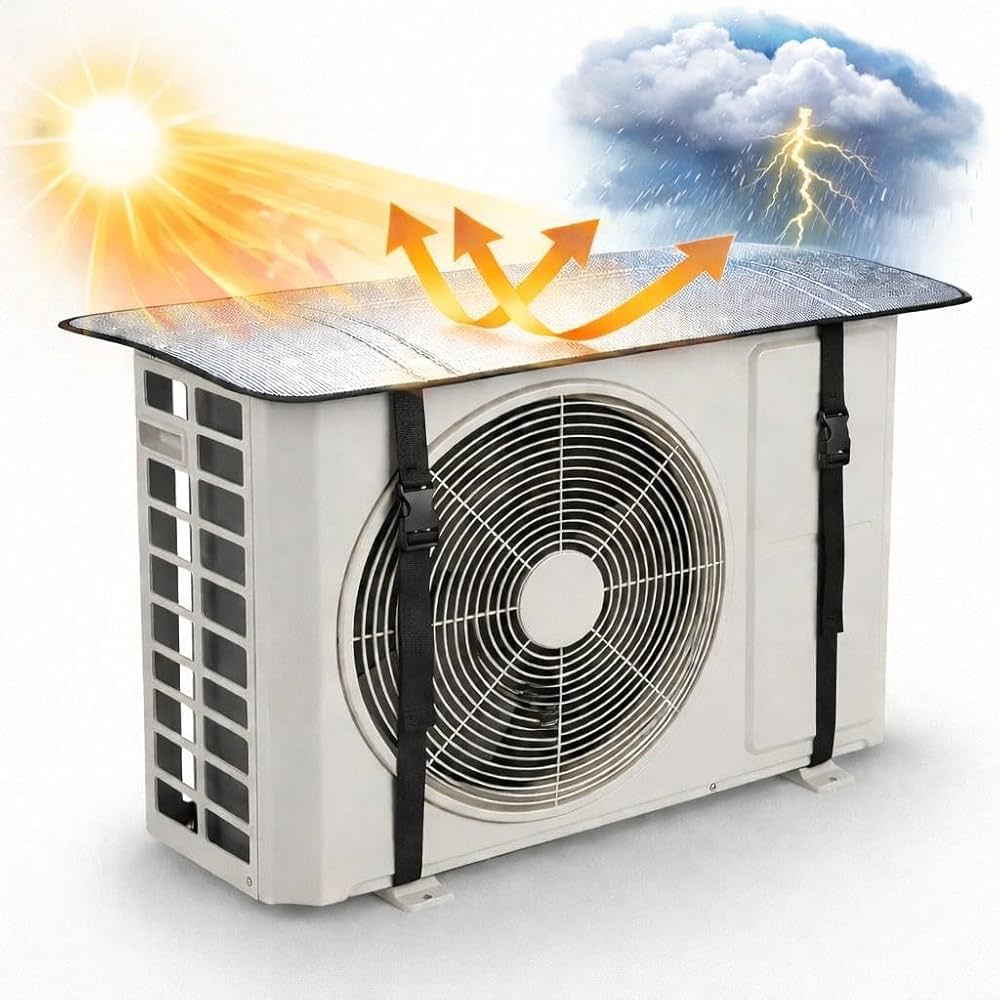 Heavy Duty Waterproof AC Outdoor Cover (1- 1.5 Ton)