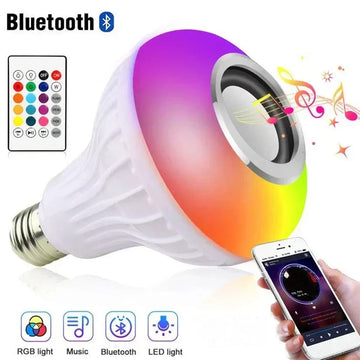 Smart LED Light Bulb With Bluetooth Speakers