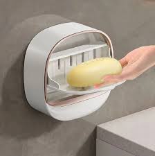 Luxury Soap Holder With Drain Tray (Random Colours)