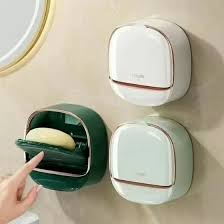 Luxury Soap Holder With Drain Tray (Random Colours)